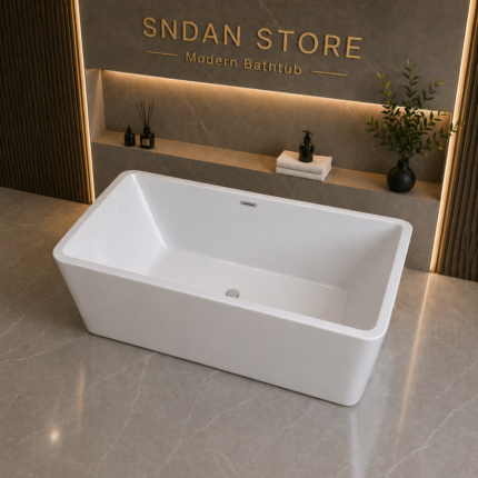 بانيو  سكوير 160×75 – فخامة الزوايا الحادة