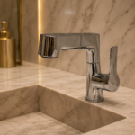 pull out basin mixer chrome